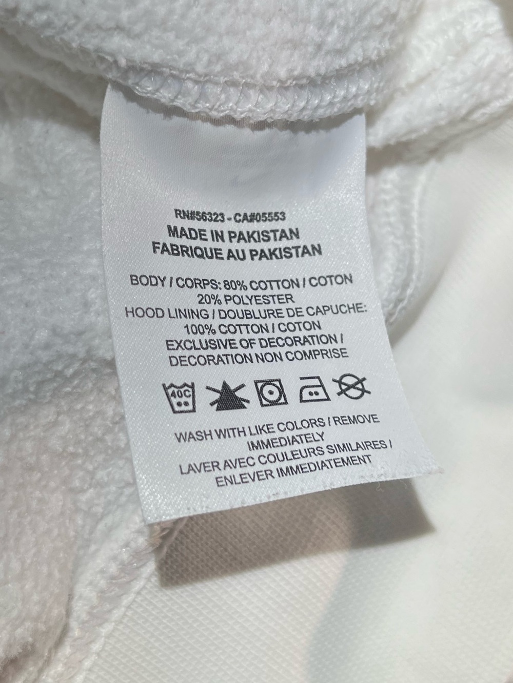 Nike White Men's Crewneck Pullover Hoodie Size Small - Picture 4 of 6